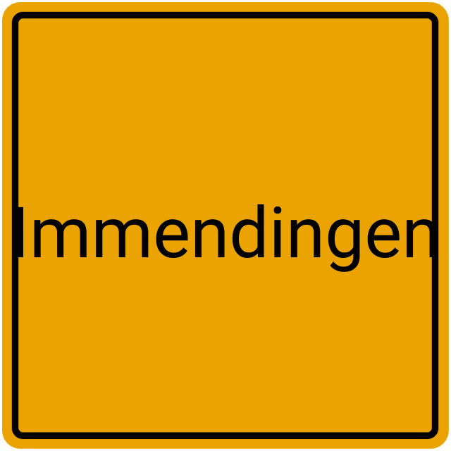 Meldebestätigung Immendingen