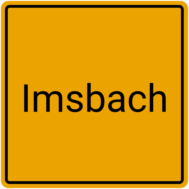 Meldebestätigung Imsbach