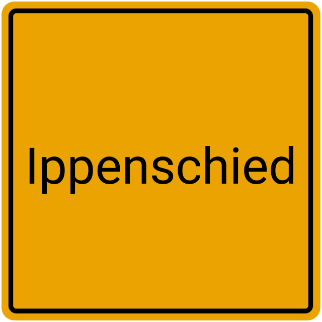 Meldebestätigung Ippenschied