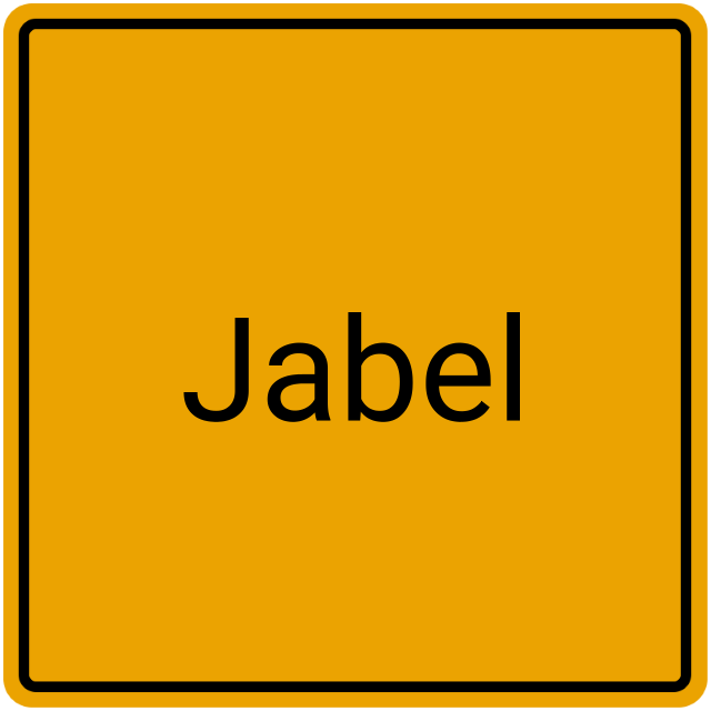 Meldebestätigung Jabel