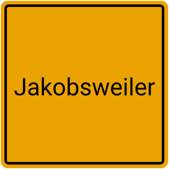 Meldebestätigung Jakobsweiler