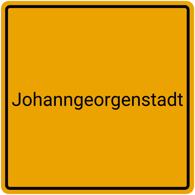 Meldebestätigung Johanngeorgenstadt
