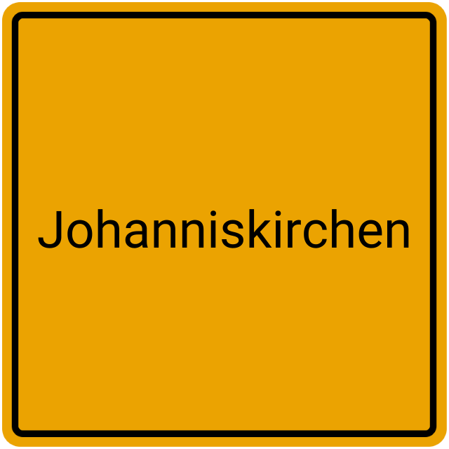 Meldebestätigung Johanniskirchen