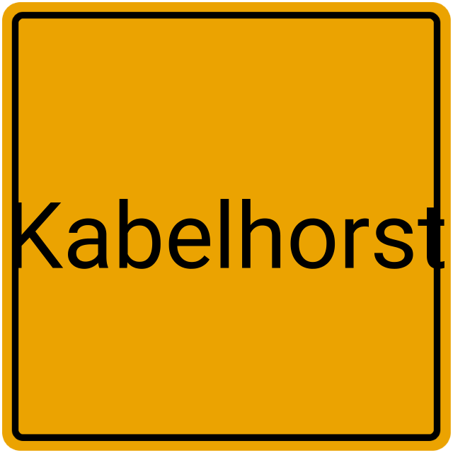 Meldebestätigung Kabelhorst