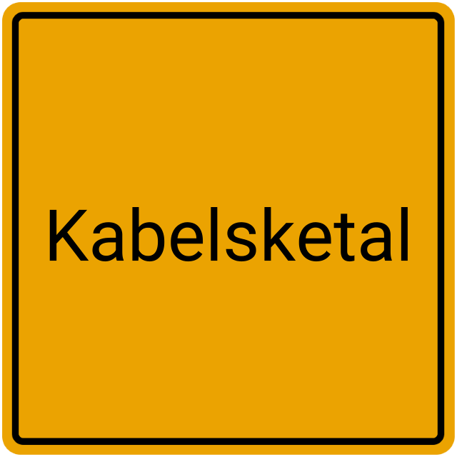 Meldebestätigung Kabelsketal