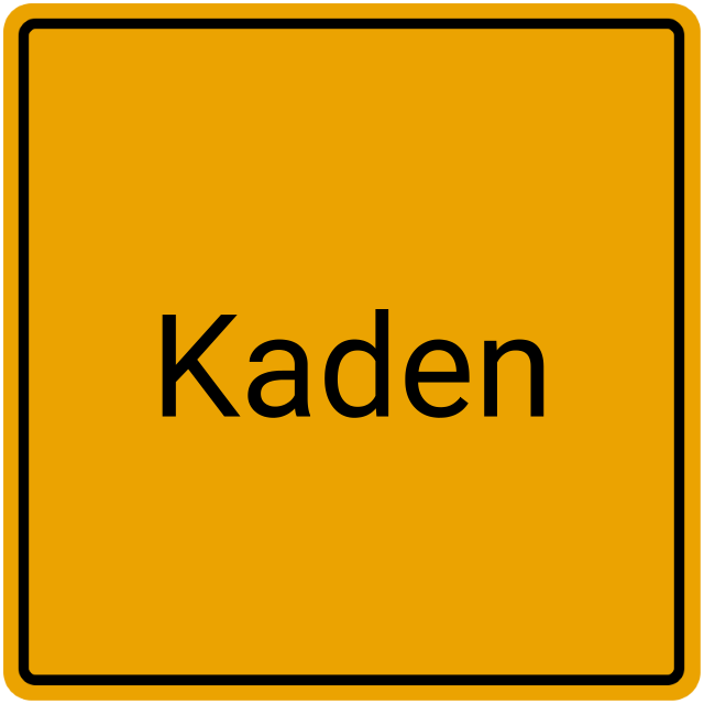 Meldebestätigung Kaden