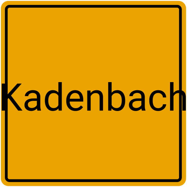 Meldebestätigung Kadenbach