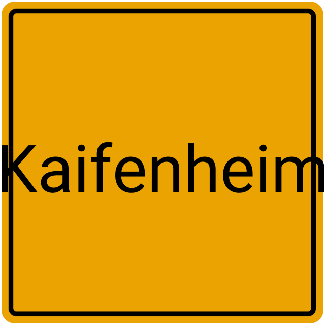 Meldebestätigung Kaifenheim