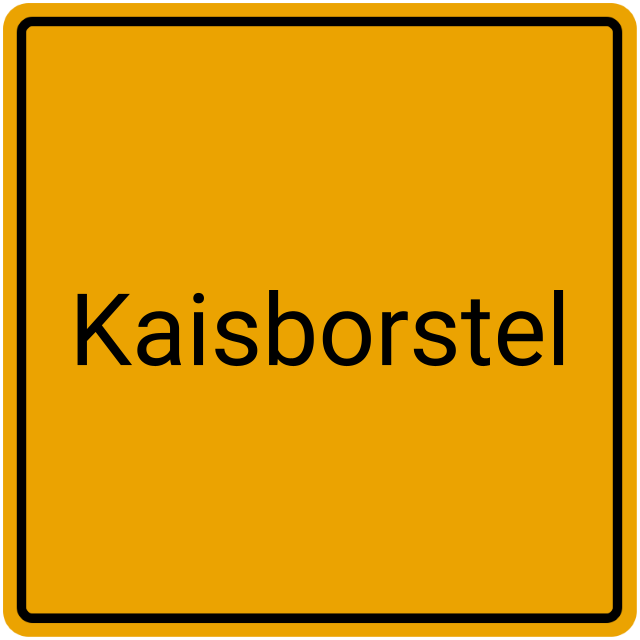 Meldebestätigung Kaisborstel