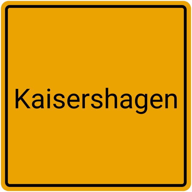 Meldebestätigung Kaisershagen