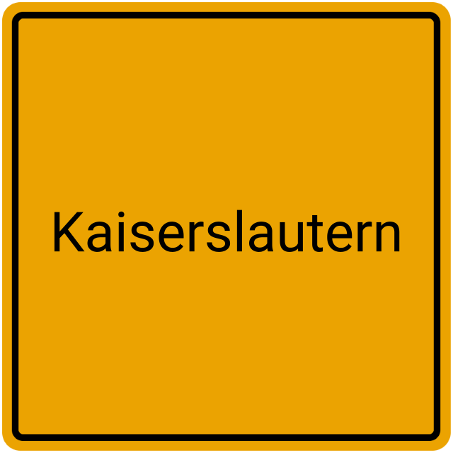 Meldebestätigung Kaiserslautern