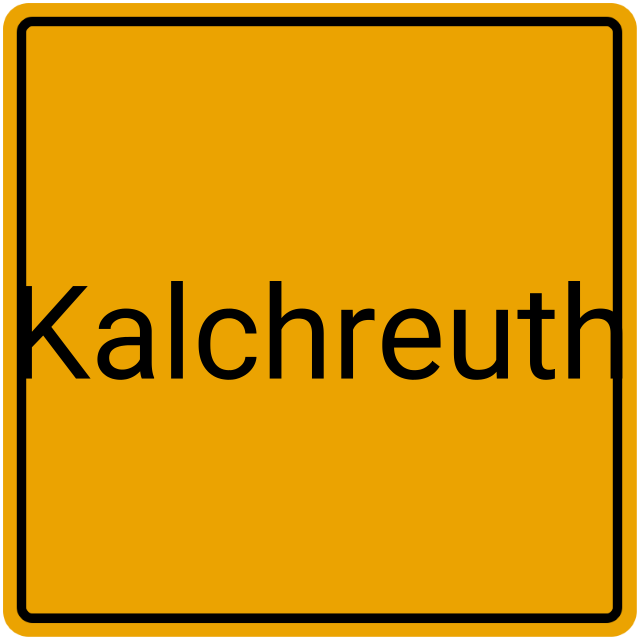 Meldebestätigung Kalchreuth