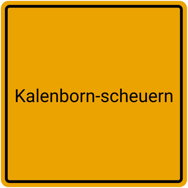 Meldebestätigung Kalenborn-Scheuern
