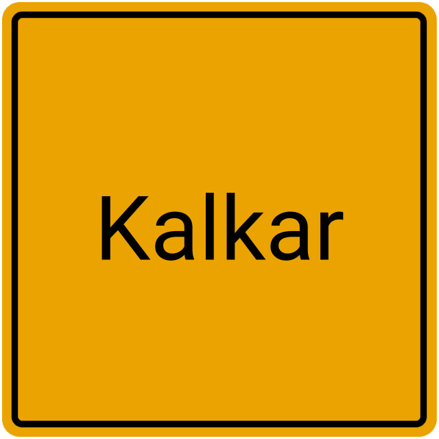 Meldebestätigung Kalkar