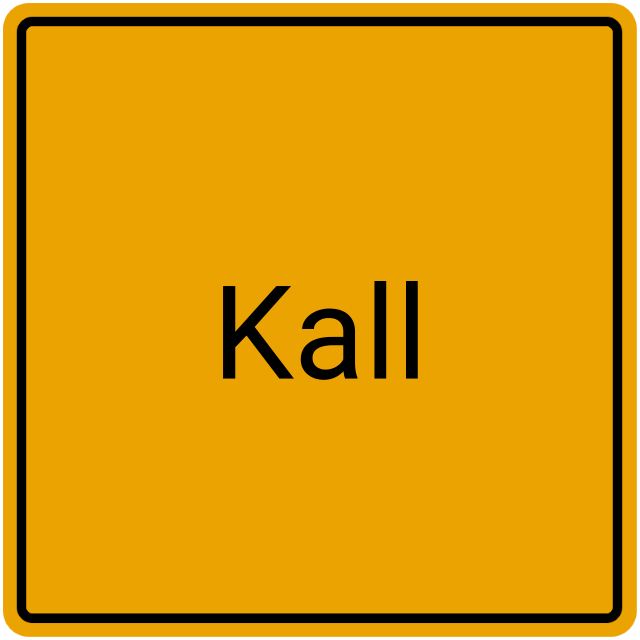 Meldebestätigung Kall