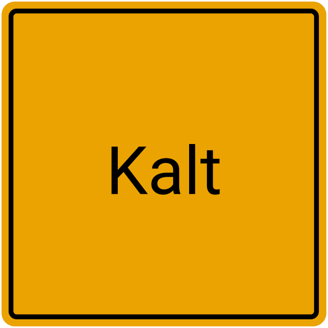 Meldebestätigung Kalt