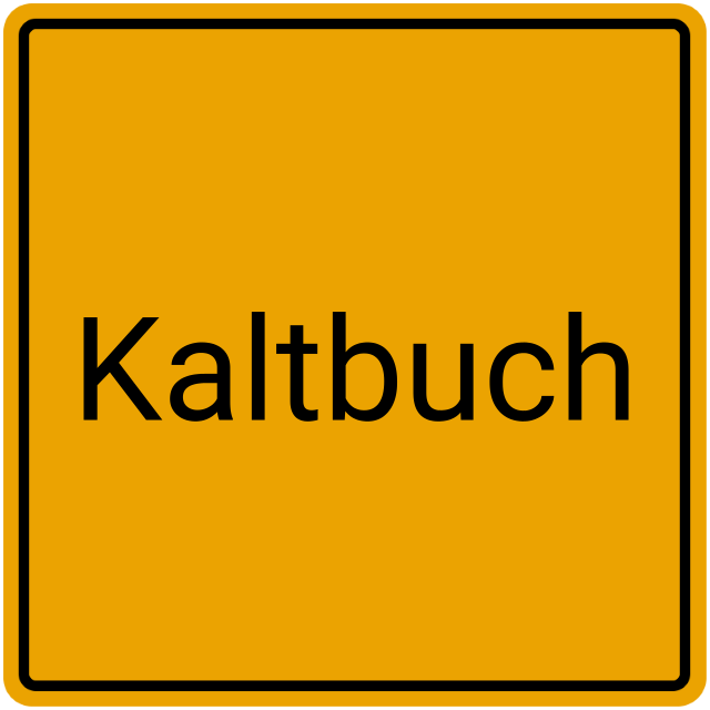 Meldebestätigung Kaltbuch
