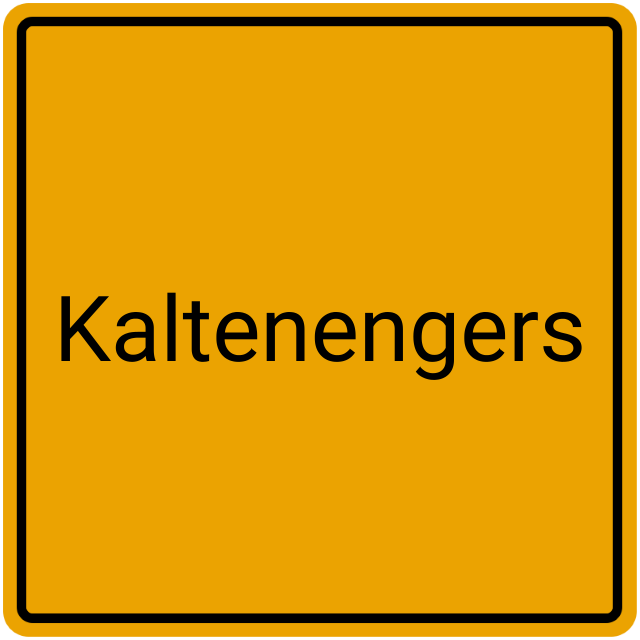 Meldebestätigung Kaltenengers