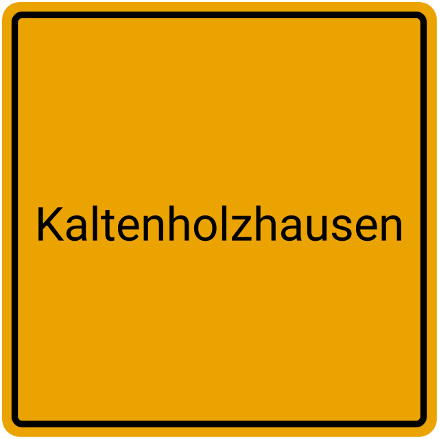 Meldebestätigung Kaltenholzhausen