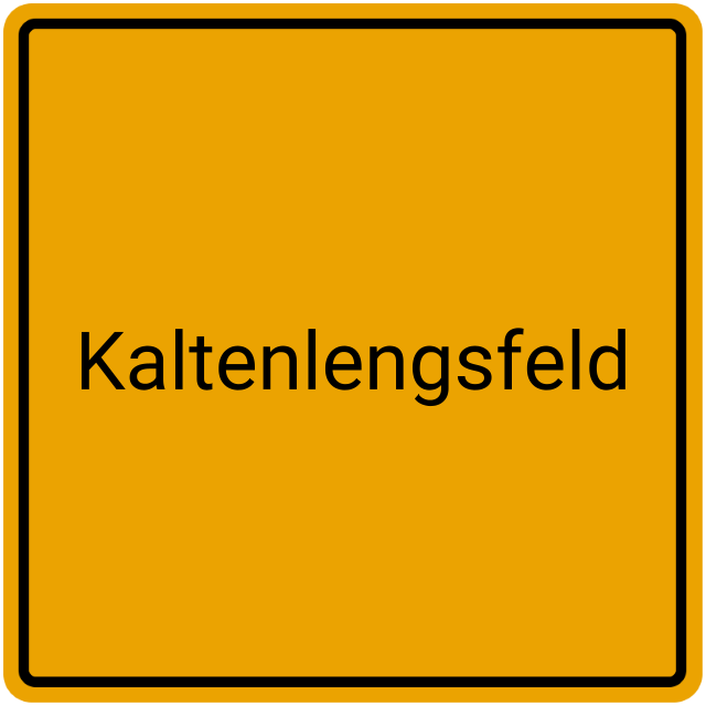 Meldebestätigung Kaltenlengsfeld