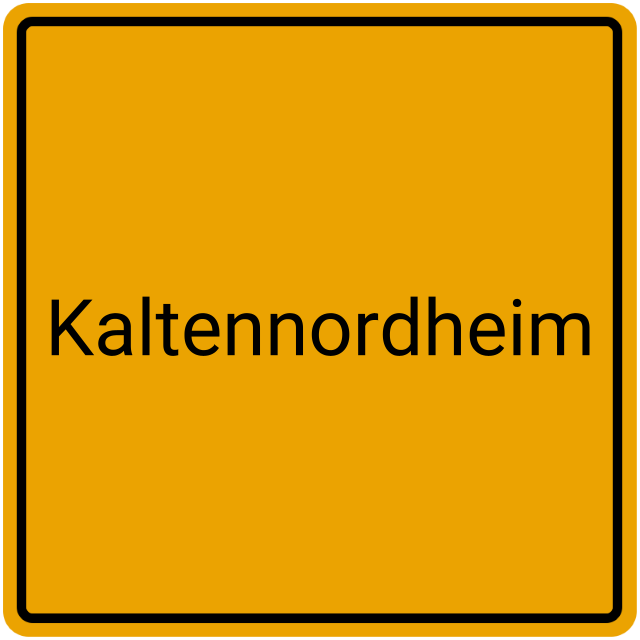 Meldebestätigung Kaltennordheim