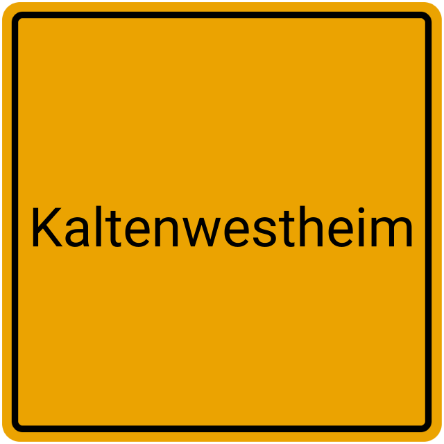 Meldebestätigung Kaltenwestheim