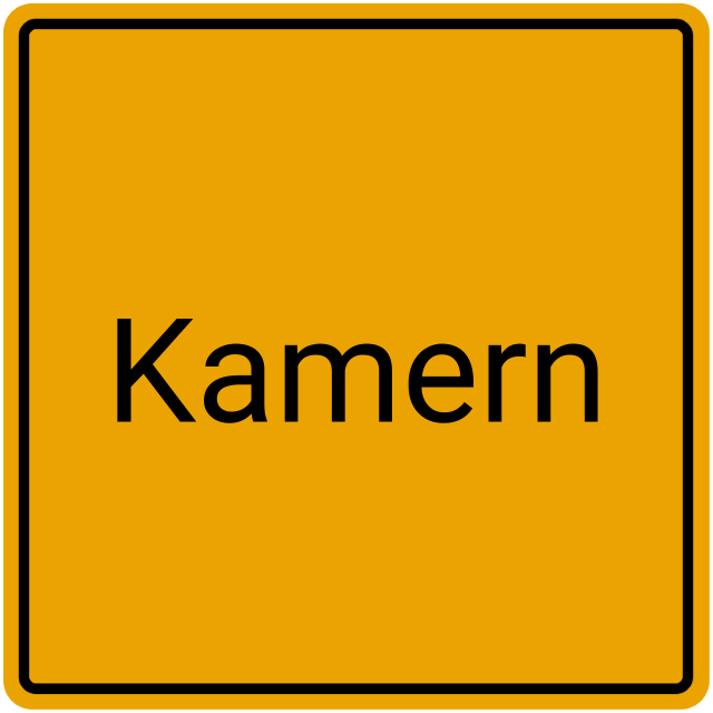 Meldebestätigung Kamern