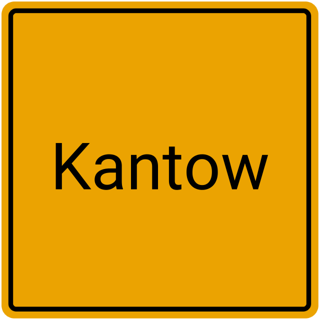 Meldebestätigung Kantow