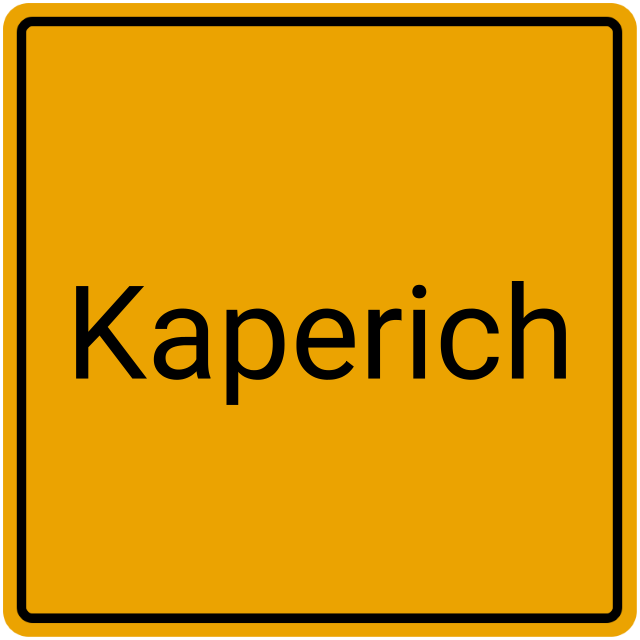 Meldebestätigung Kaperich