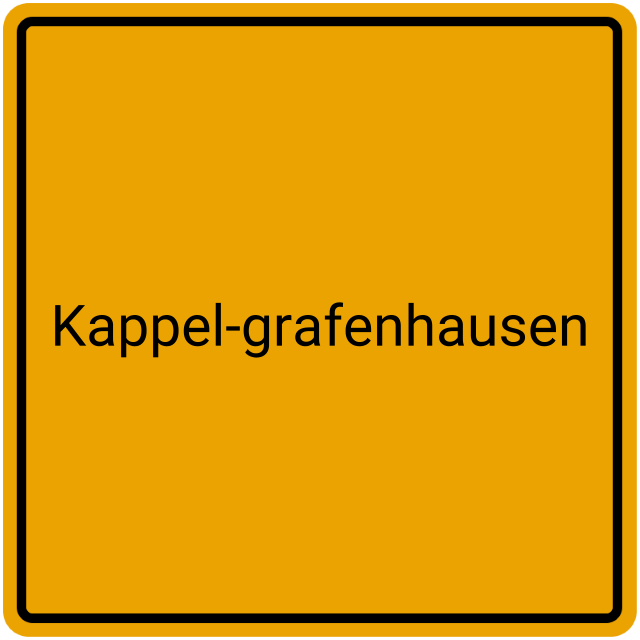 Meldebestätigung Kappel-Grafenhausen