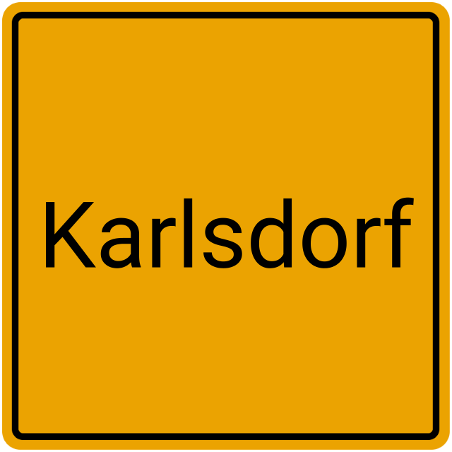 Meldebestätigung Karlsdorf