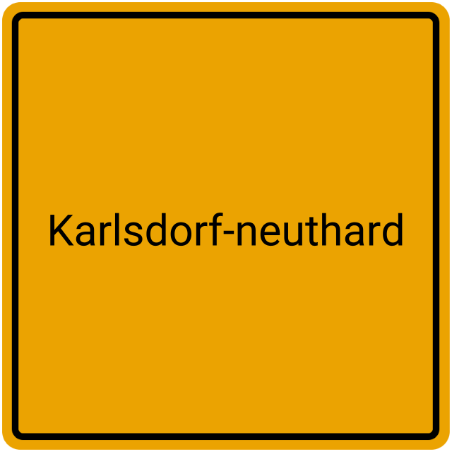 Meldebestätigung Karlsdorf-Neuthard