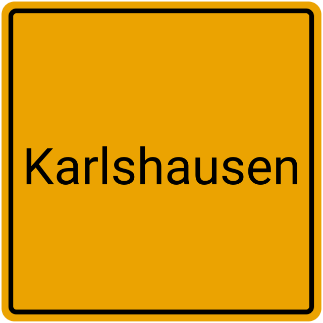 Meldebestätigung Karlshausen