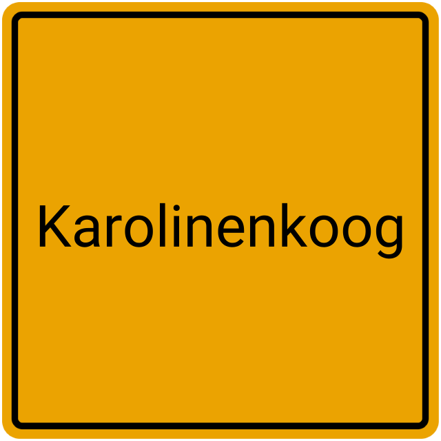 Meldebestätigung Karolinenkoog