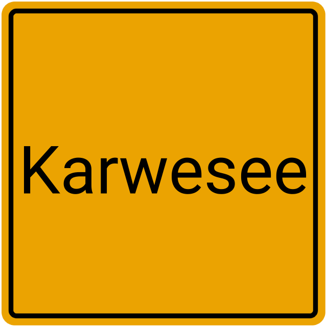 Meldebestätigung Karwesee