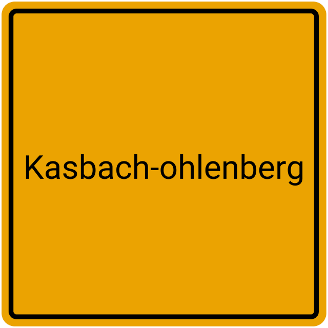 Meldebestätigung Kasbach-Ohlenberg