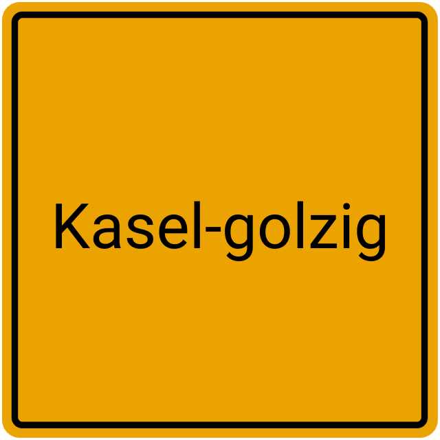 Meldebestätigung Kasel-Golzig