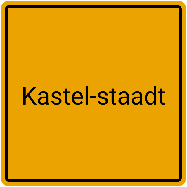 Meldebestätigung Kastel-Staadt