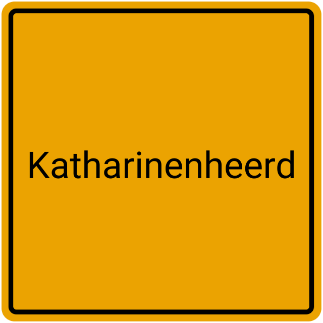 Meldebestätigung Katharinenheerd