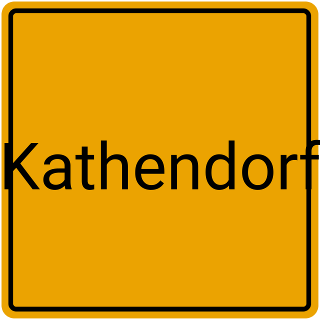 Meldebestätigung Kathendorf