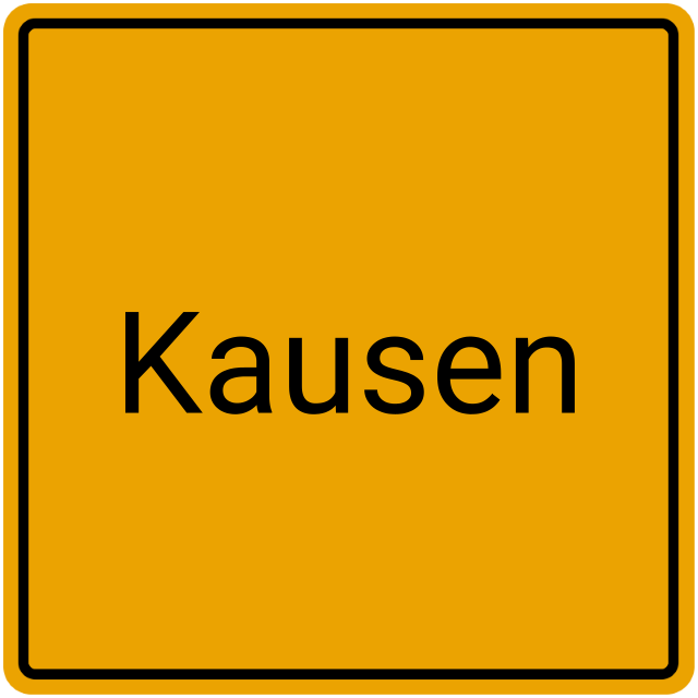 Meldebestätigung Kausen