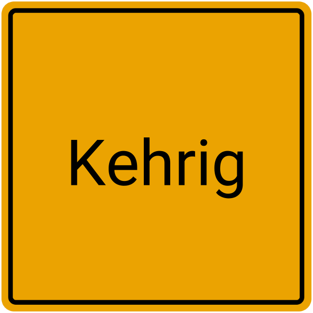 Meldebestätigung Kehrig