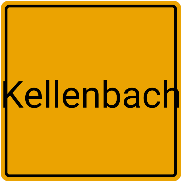 Meldebestätigung Kellenbach