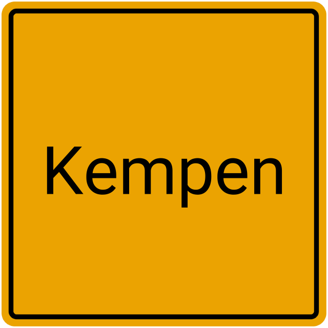 Meldebestätigung Kempen