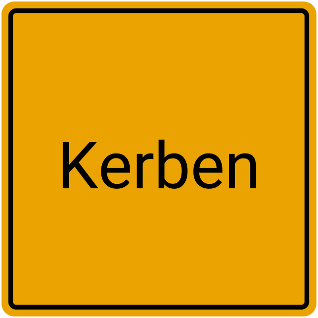 Meldebestätigung Kerben