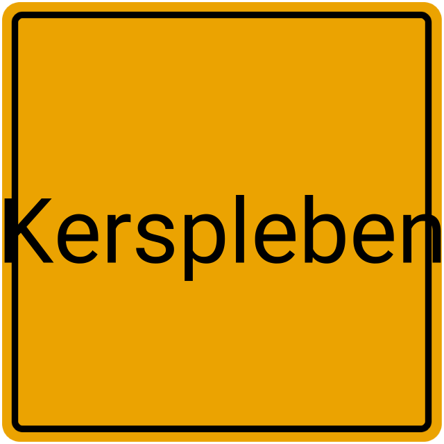 Meldebestätigung Kerspleben