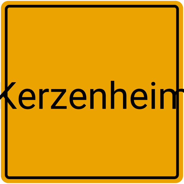 Meldebestätigung Kerzenheim