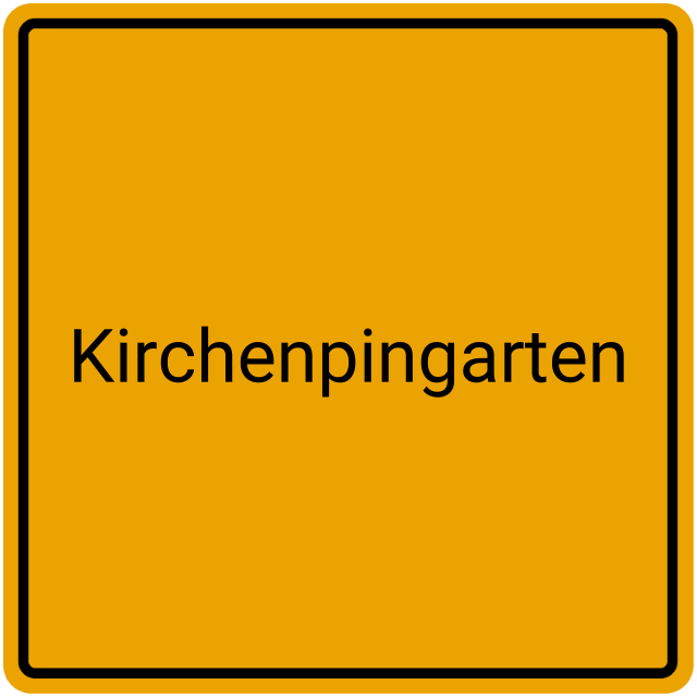 Meldebestätigung Kirchenpingarten