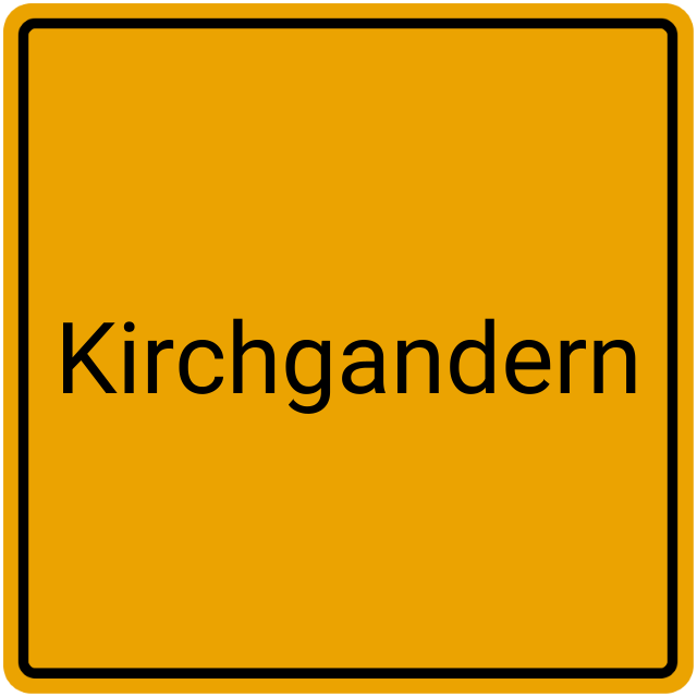 Meldebestätigung Kirchgandern