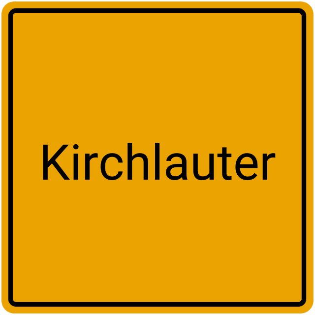 Meldebestätigung Kirchlauter